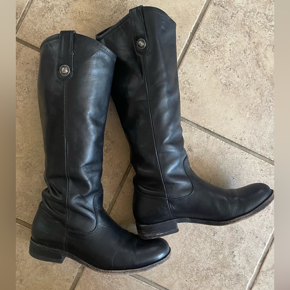 Frye Black leather boots